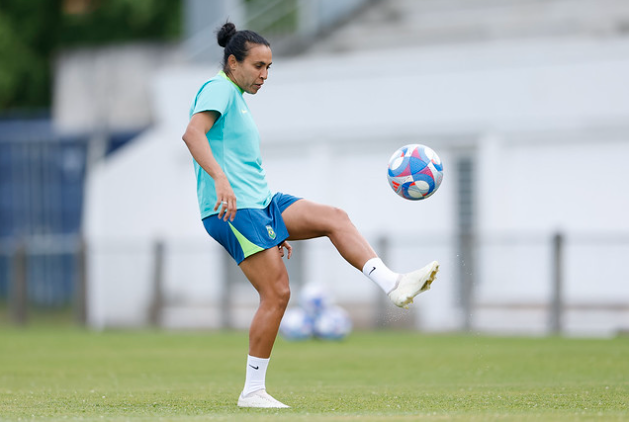 Marta, atacante da seleção brasileira