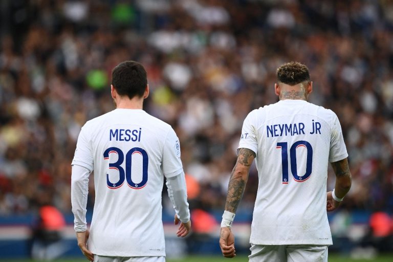 Neymar parabeniza Messi no Instagram. Foto: FRANCK FIFE/AFP via Getty Images