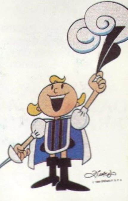 Mosqueteiro, mascote do Grêmio, redesenhado por Ziraldo. Foto: Reprodução