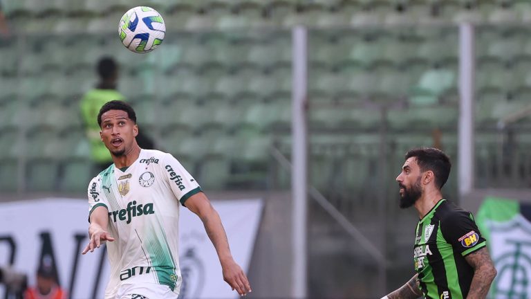 Murilo e Mastriani em América-MG x Palmeiras