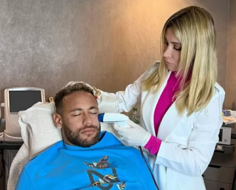 Neymar se prepara para chegar no Qatar com 'pele de bebê'. Foto: Reprodução/Instagram.