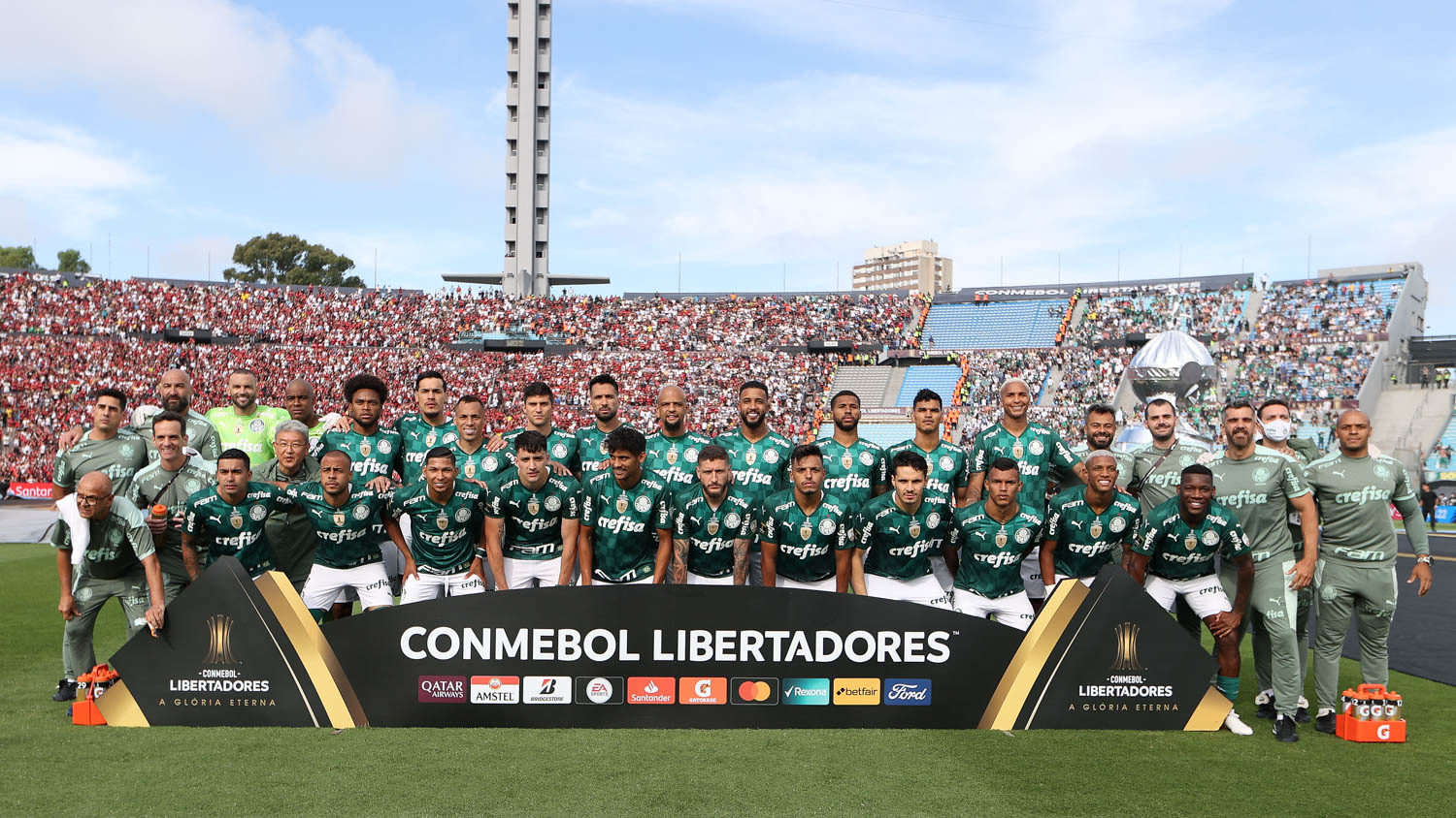 Elenco do Palmeiras na final da Copa Libertadores de 2020