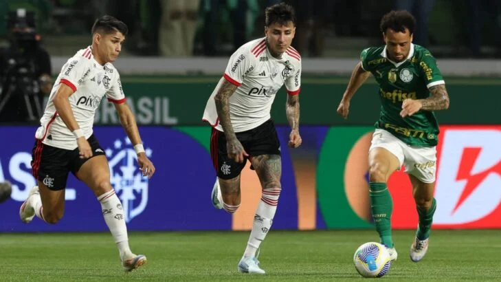 palmeiras x flamengo pelo brasileirão 2024