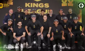 Coringa, Mauricão e elenco do Loud SC na Kings League Brasil