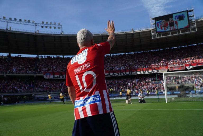 Quintero é apresentado no Junior Barranquilla.