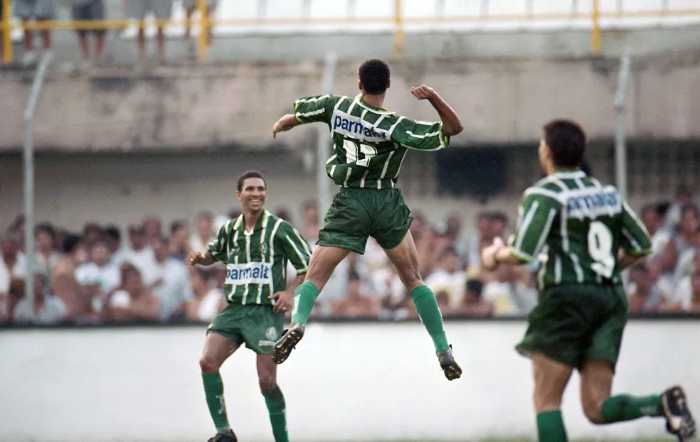 Palmeiras 1996 - Rivaldo — Foto: Agência Estado