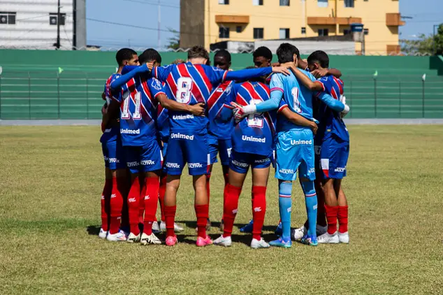 Jogadores do Bahia sub-17