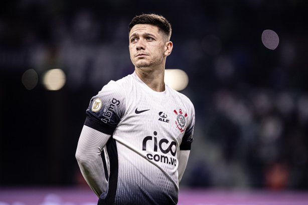 Rodrigo Garro durante jogo do Corinthians contra o Palmeiras. Foto: Danilo Fernandes / Corinthians