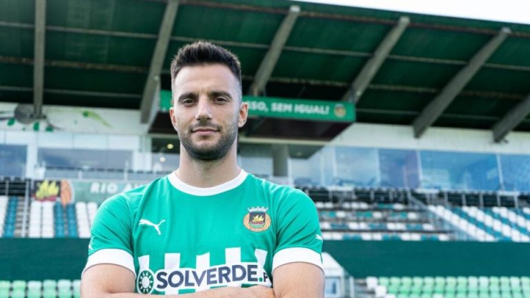 Andreas Samaris, volante do Coritiba. Foto: Reprodução/Rio Ave