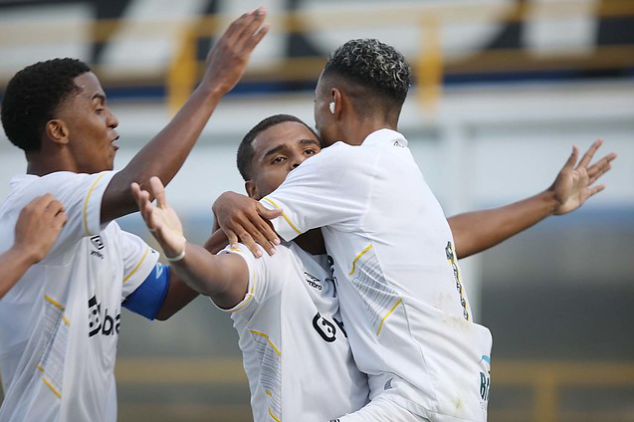 Jogadores do Santos na Copinha 2024