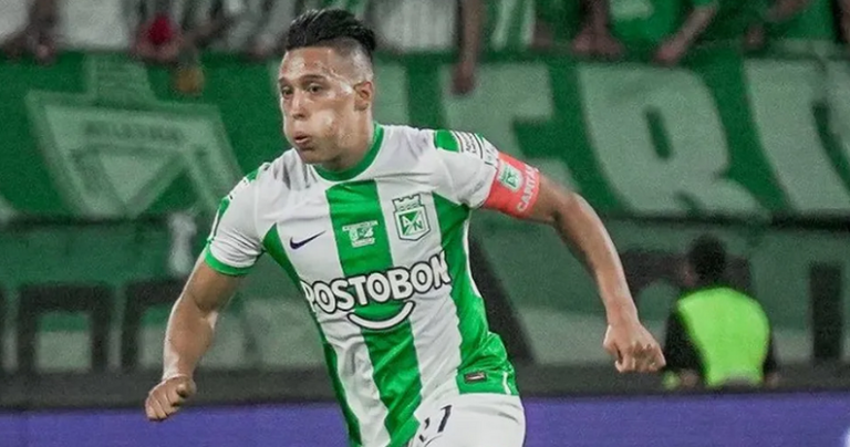 Sebastián Gomez, volante do Atlético Nacional, da Colômbia. Foto: Reprodução/Atlético Nacional