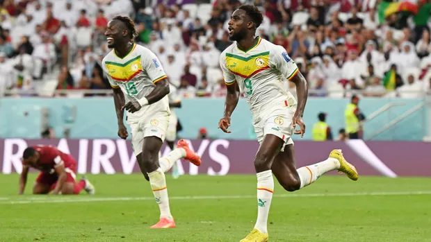 A seleção de Senegal venceu o Qatar por 3 a 1