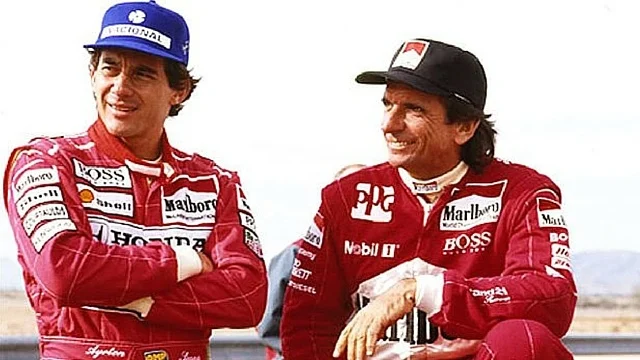 Ayrton Senna E Emerson Fittipaldi