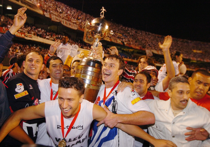 Festa do São Paulo no título da Libertadores de 2005