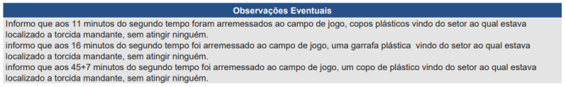 Súmula de Vasco x Atlético-GO, pelo Brasileirão 2024