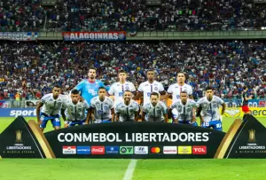 Time do Bahia perfilado para jogo da Libertadores na Casa de Apostas Arena Fonte Nova