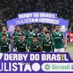 Time do Palmeiras perfilado para final do Paulistão no Allianz Parque