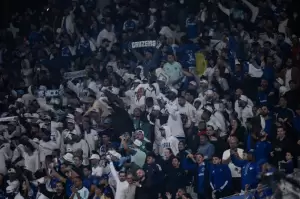 Torcida do Cruzeiro na Neo Quimíca Arena