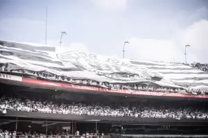 Torcida do Santos no Morumbis