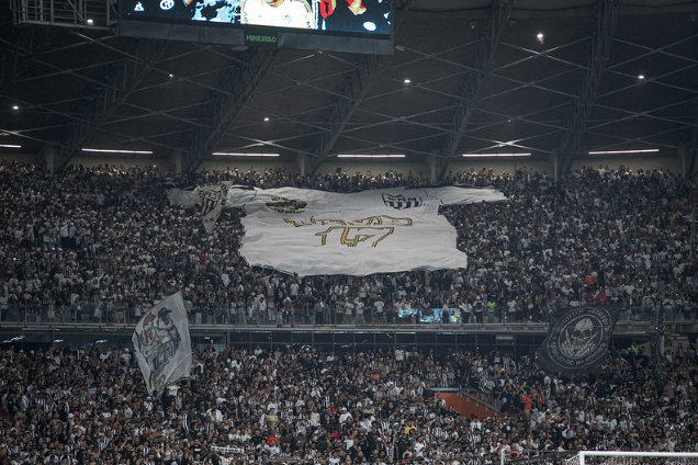 Torcida do Atlético-MG no estádio do Mineirão