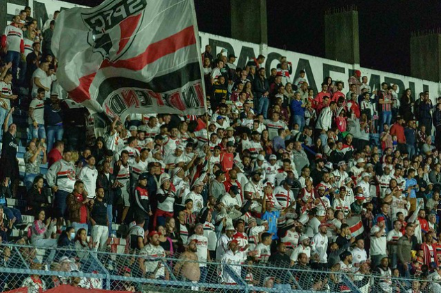 Torcida do São Paulo na Copinha 2023