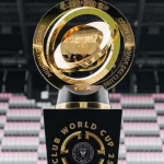 trofeu copa mundo clubes no estádio do Inter Miami