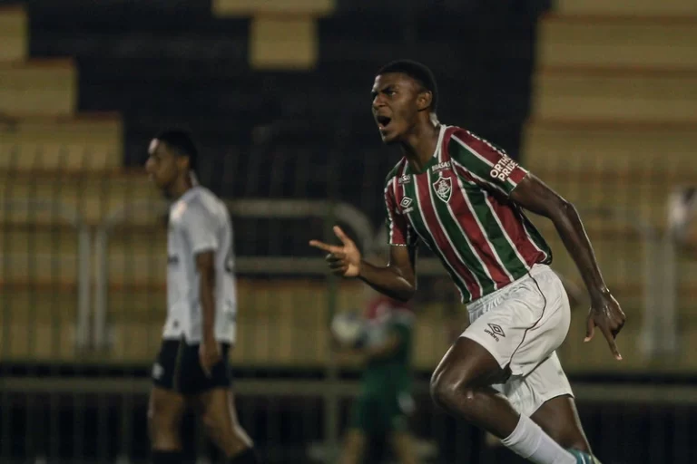 Fluminense 2 x 2 Santos, Brasileirão Sub-17 2024 (semifinal). Foto: Leonardo Brasil/FFC