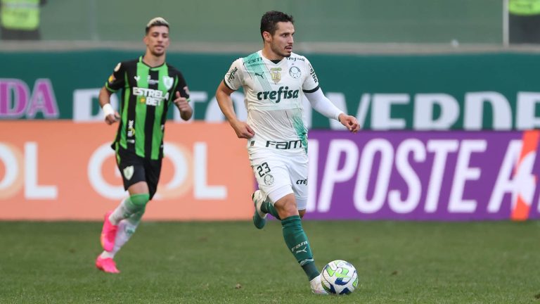 Raphael Veiga em América-MG x Palmeiras