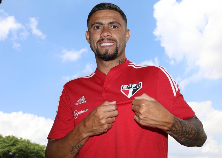 Wellington Rato, ex-Atlético-GO, é novo reforço para São Paulo. Foto: Rubens Chiri / saopaulofc