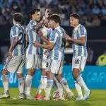 seleção da argentina em campo nas eliminatórias da copa do mundo