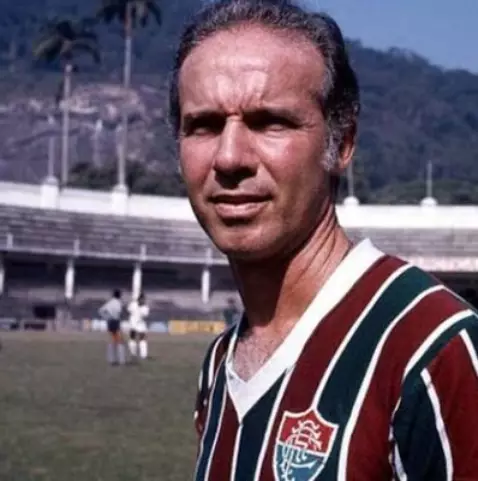 Zagallo com a camisa do Fluminense