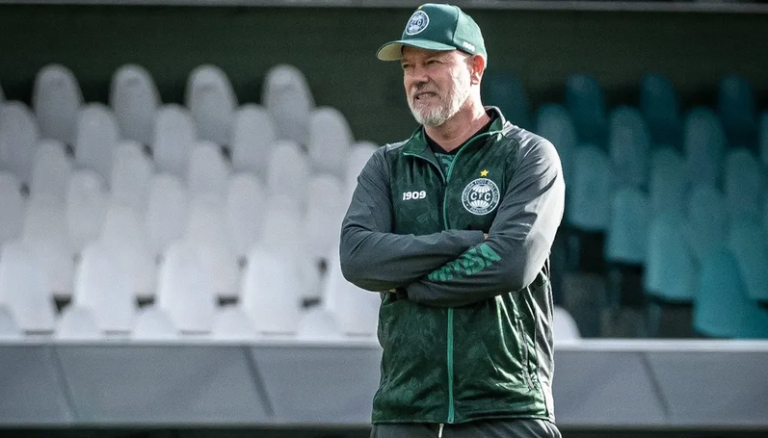 Antônio Carlos Zago, técnico do Coritiba. Foto: Reprodução/Coritiba