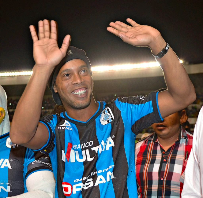 Ronaldinho was invited to India to celebrate one of the main Hindu holidays