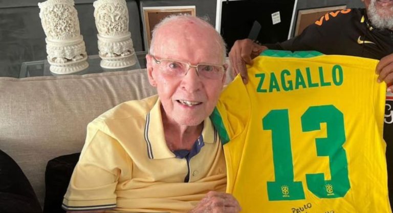 La légende du football brésilien, Zagallo, hospitalisé à Rio de Janeiro