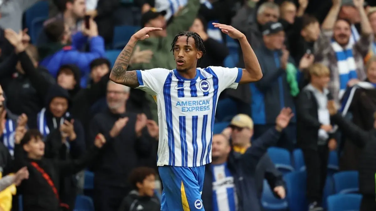 João Pedro, atacante brasileño del Brighton and Hove Albion