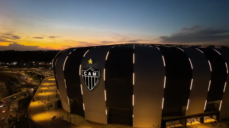 Vista general del Arena MRV, estadio del Atlético Mineiro