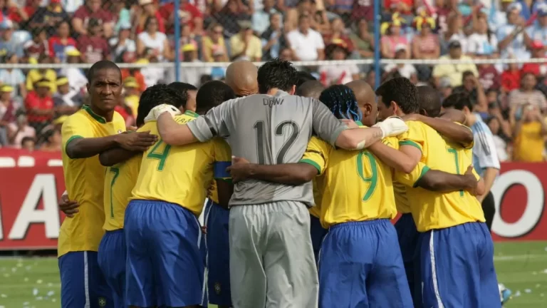 La Seleção que alzó la Copa América 2007 en Venezuela