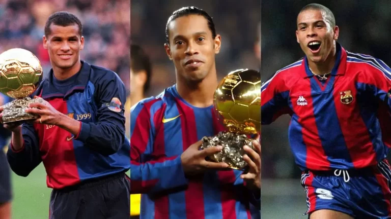 Rivaldo, Ronaldinho y Ronaldo, algunos de los mejores jugadores brasileños de la historia del FC Barcelona