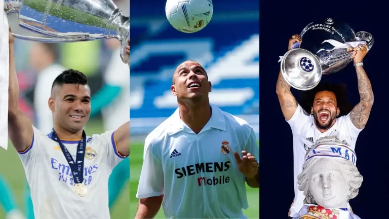 Ronaldo Nazário, Casemiro y Marcelo, tres de los mejores futbolistas brasileños de la historia del Real Madrid