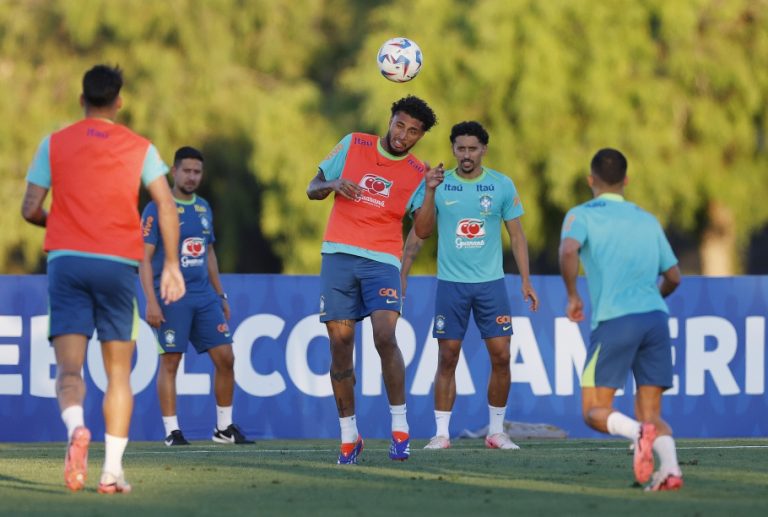 Brasil Copa América Entrenamiento