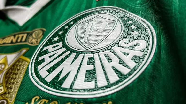 El escudo del Palmeiras, vigente campeón paulista del Brasileirão