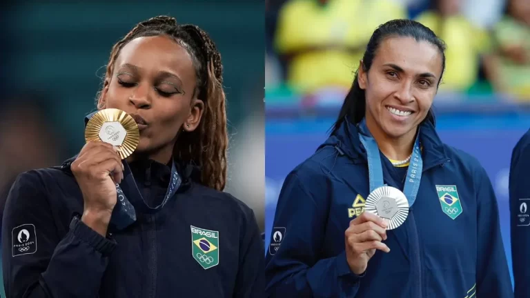 Las medallistas olímpicas en París 2024, Rebeca Andrade y Marta Vieira