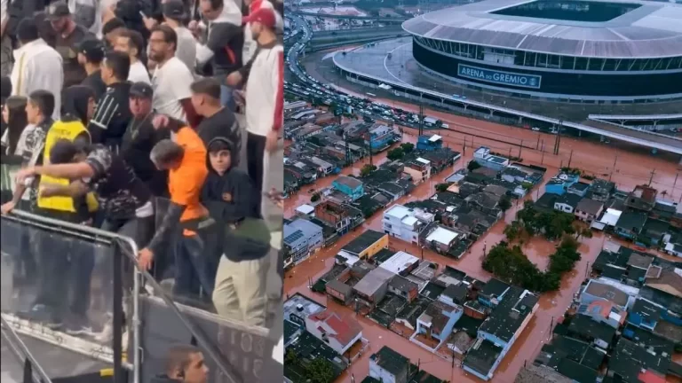 Unos aficionados del Corinthians generaron rechazo en redes sociales tras burlarse de los afectados por las inundaciones en Rio Grande do Sul