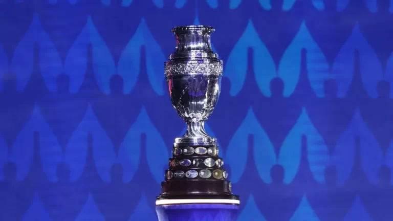 El trofeo de la Copa América