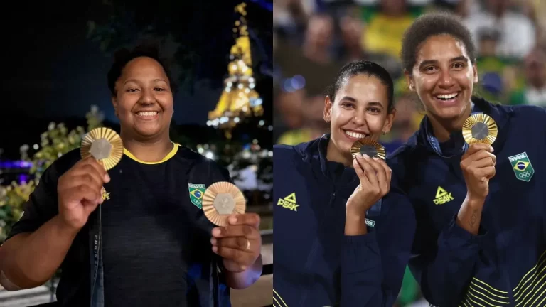 Beatriz Souza, Ana Patrícia Ramos y Duda Lisboa, ganadoras de medallas de oro en París 2024