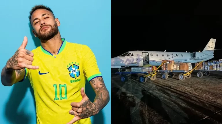 El astro de la selección brasileña, Neymar Jr., envió suministros de emergencia a los afectados por las inundaciones en Brasil