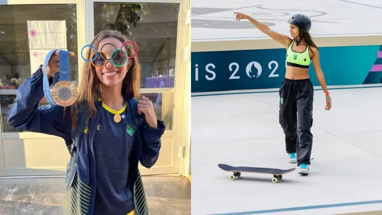 Rayssa Leal, medallista olímpica brasileña en París 2024