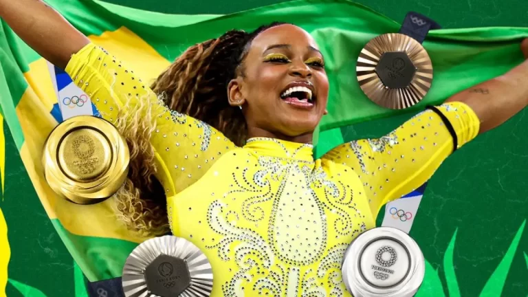 Rebeca Andrade, la máxima medallista olímpica de la historia de Brasil