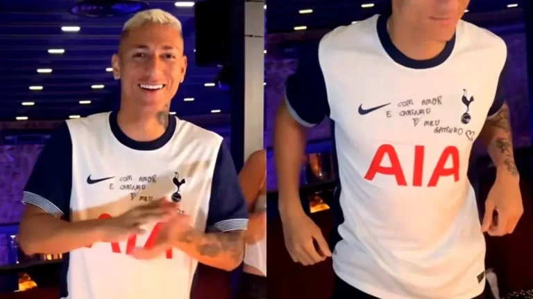 La nueva camiseta del Tottenham Hotspur, filtrada por Richarlison