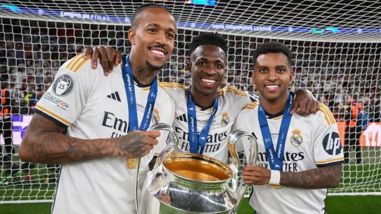 Militão, Vinicius y Rodrygo, los futbolistas brasileños bicampeones de Champions con el Real Madrid